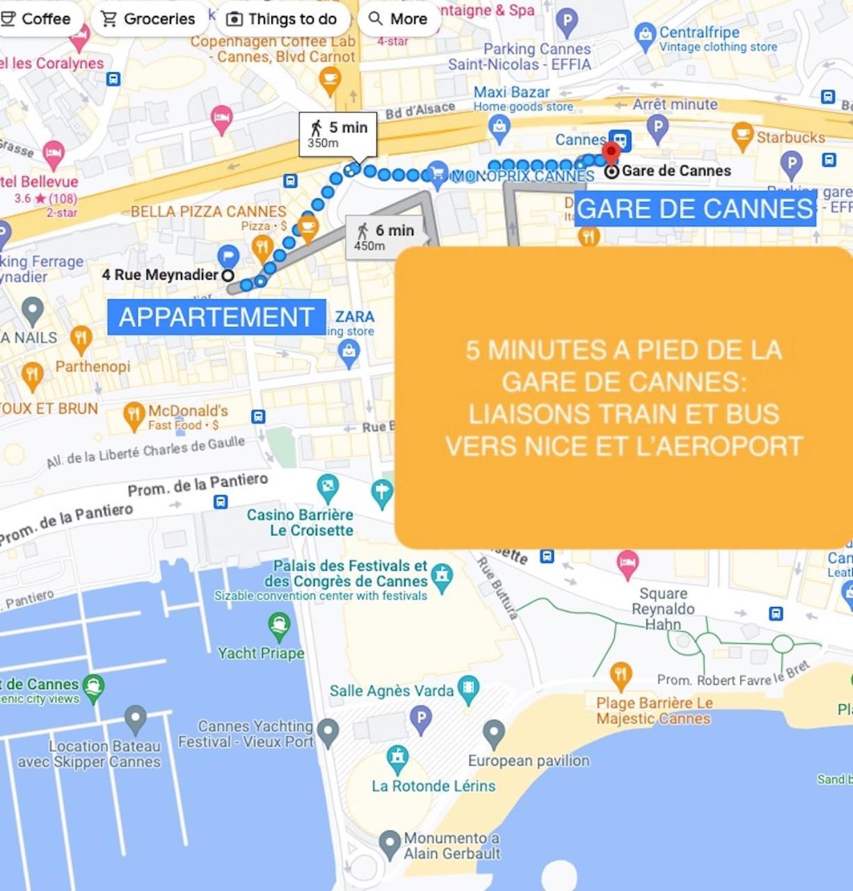 Property With Style - Rue Meynadier - 350M Palais & Beach! كان المظهر الخارجي الصورة