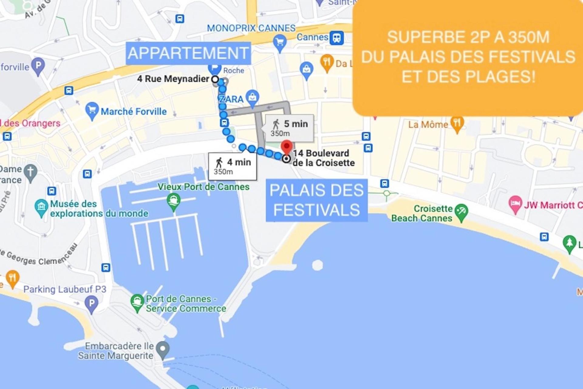 Property With Style - Rue Meynadier - 350M Palais & Beach! كان المظهر الخارجي الصورة